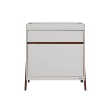 Tutti Bambini Fuori Chest Changer - White Sand/Warm Walnut