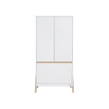 Tutti Bambini Fuori Wardrobe - White/Light Oak