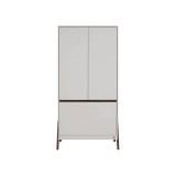 Tutti Bambini Fuori Wardrobe - White Sand/Warm Walnut