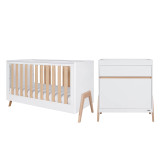 Tutti Bambini Fuori 2 Piece Room Set - White/Light Oak