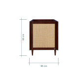 Tutti Bambini Japandi Mini 3 Piece Room Set - Warm Walnut
