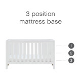 Tutti Bambini Tivoli 3 Piece Room Set - White