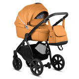 Noordi Fjordi Leather 2-in-1 Pram - Camel