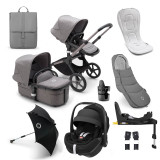 Bugaboo Fox 5 Pebble 360 Pro Ultimate Bundle - Graphite/Grey Melange