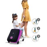 Micro Eazy Ride on 3in1 Suitcase - Violet Pink