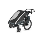 Thule Chariot Cross 2 Double G3 Bike Trailer - Dark Slate