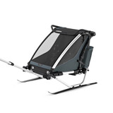Thule Chariot Cross 2 Double G3 Bike Trailer - Dark Slate