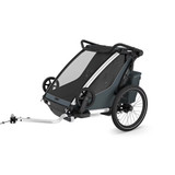 Thule Chariot Cross 2 Double G3 Bike Trailer - Dark Slate