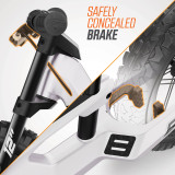 BERG Biky Cross Balance Bike with Handbrake - White