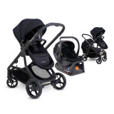 iCandy Orange 4 Complete Travel System with Cocoon & Base - Black Edition