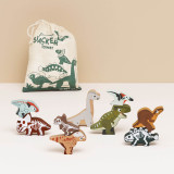 Le Toy Van Jurassic Stacking Dinosaurs & Bag