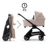 Bugaboo Dragonfly Essential Bundle - Black/Desert Taupe