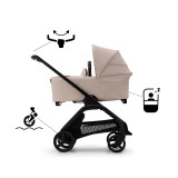 Bugaboo Dragonfly Essential Bundle - Black/Desert Taupe