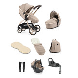 egg® 3 Luxury Shell 360 Car Seat Bundle - Feather