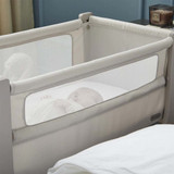 Shnuggle Air Lite Bedside Crib - Taupe