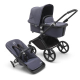 Bugaboo Fox Cub Essential Bundle - Black/Stormy Blue