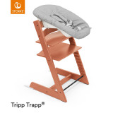 Stokke® Tripp Trapp® Newborn Bundle + Baby Set - Terracotta