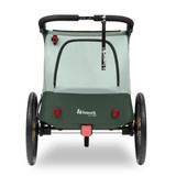 Hauck Dryk Duo Plus Bike Trailer & Buggy - Dark Green