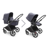 Bugaboo Fox Cub Complete + Cabriofix i-Size & Base - Black/Stormy Blue