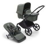 Bugaboo Fox Cub Complete + Cabriofix i-Size & Base - Black/Forest Green