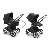 Bugaboo Fox Cub Complete + Cabriofix i-Size & Base - Black/Midnight Black