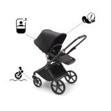 Bugaboo Fox Cub Complete + Cabriofix i-Size & Base - Black/Midnight Black