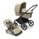 Bugaboo Fox Cub Complete + Cabriofix i-Size & Base - Black/Desert Beige