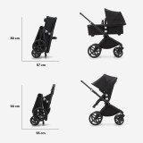 Bugaboo Fox Cub Complete + Cloud T i-Size & Base - Black/Stormy Blue