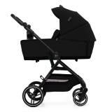 Kinderkraft YOXI 3-in-1 Pram & Car Seat Bundle - Pure Black