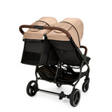 Ickle Bubba Venus Max Double Stroller - Biscuit