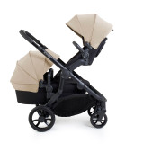 iCandy Orange 4 Twin Pushchair Bundle - Latte/Black