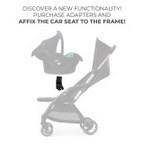 Kinderkraft Apino Car Seat Adaptors - Black