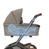 Maxi Cosi Fame - Twillic Truffle with Brown Wheels