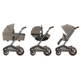 Maxi Cosi Fame - Twillic Truffle with Brown Wheels
