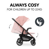 Hauck Shop N Care Stroller - Dark Pink