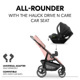 Hauck Shop N Care Stroller - Dark Pink