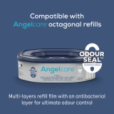 Angelcare Classic XL Nappy Bin Starter Set - White
