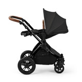 Ickle Bubba Stomp Luxe Cirrus Travel System - Black/Charcoal Grey/Tan