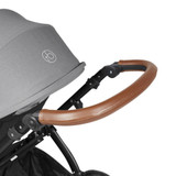 Ickle Bubba Stomp Luxe Cirrus Travel System - Black/Pearl Grey/Tan