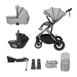 Babymore Chia Coco i-Size & Base Travel System - Pearl Grey
