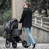 Babymore Kai Coco i-Size & Base Travel System - Forest Grey