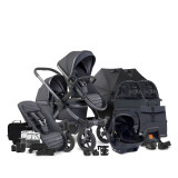 iCandy Peach 7 All Terrain Double Complete Car Seat Bundle - Storm