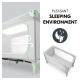 Hauck Dream N Play Plus Travel Cot - Dusty Mint