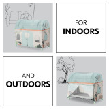 Hauck Travel Cot Cover - Plants