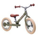 Trybike Matte 2-in-1 Balance Trike - Vintage Green
