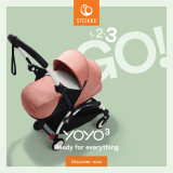 Stokke® YOYO³ Stroller from newborn to toddler - Black