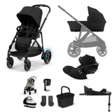 Cybex e-Gazelle S Black Luxury Cloud G Bundle - Moon Black