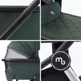 My Babiie MB450 2-in-1 Pushchair & Carrycot - Forest Green