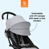 Stokke® YOYO³ Stroller with newborn shell bundle - Black