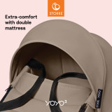 Stokke® YOYO³ Stroller with newborn shell bundle - Black